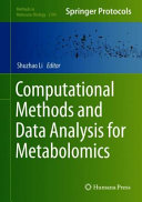 Unknown — Computational Methods and Data Analysis for Metabolomics (Methods in Molecular Biology, 2104)