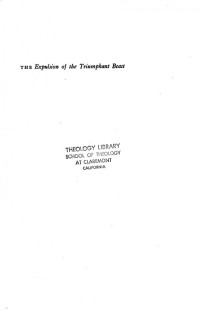 Bruno, Giordano — The Expulsion of the Triumphant Beast