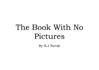 BJ Novak — The Book With No Pictures