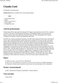 Gatti Claudio [Gatti Claudio] — Gatti Claudio - Wikipedia