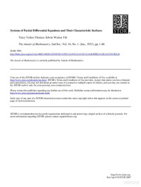 Thomas and Titt — Systems of Partial Differential Equations and Their Characteristic Surfaces