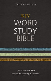 Thomas Nelson — KJV, Word Study Bible, Red Letter
