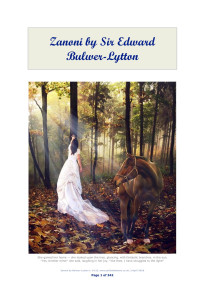 Sir Edward Bulwer-Lytton — Zanoni by Bulwer-Lytton (1842)