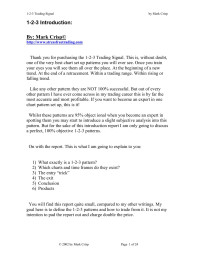 MArk Crisp — 1-2-3 Trading Signal Introduction