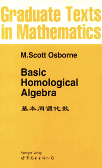M. Scott Osborne — Basic Homological Algebra