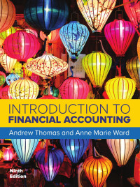 Andrew Thomas and Anne Marie Ward — INTRODUCTION TO FINANCIAL ACCOUNTING