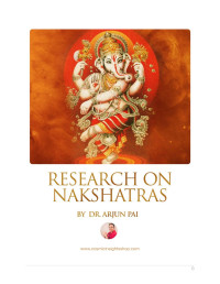 Arjun Pai — Research on Nakshatras