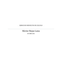 escom — EJERCICIOS RESUELTOS DE CÁLCULO