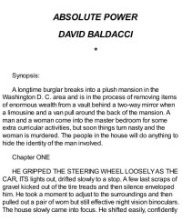 David Baldacci — Absolute Power