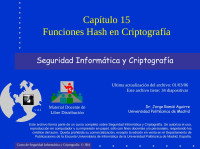 Jorge Ramió Aguirre — Funciones Hash en Criptografía