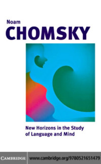 Noam Chomsky — New Horizons in the Study of Language and Mind