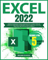 Benjamin Zeldovich — Excel 2022: Dominate Microsoft Excel & Master the 101 Most Popular Formulas from Scratch