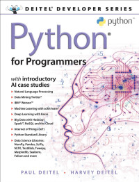 Paul Deitel Harvey Deitel — Python For Programmers With Introductory Ai Case Studies