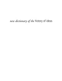Unknown — History Of Ideas Dictionary Vol 2
