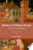 George Klosko — History Of Political Theory: An Introduction: Volume Ii: Modern