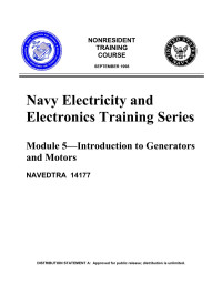 Naval Education and Training — Navy Electricity and Electronics Training: Module 5 - Introduction to Generators and Motors