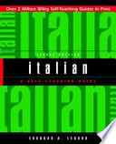 Edoardo A. Lèbano — Italian: A Self-Teaching Guide