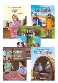 Maple Press — Premchand and Rabindranath Tagore Stories (Illustrated) (Set of 5 Books) - When Wishes Come True, Master Moshai, Kabuliwallah, Idgah, The Holy Panchayat