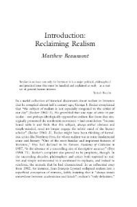 Anna [Anna] — Introduction: Reclaiming Realism