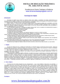 Amilton M. Souza — Microsoft Word - Sociologia_da_religio.doc