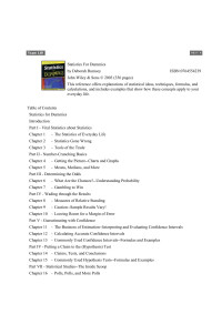 Rumsey, Deborah J. — Statistics For Dummies (For Dummies (Lifestyle))