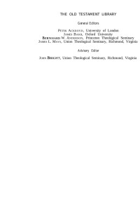 Walther Eichrodt [Eichrodt, Walther] — Theology of the Old Testament, II