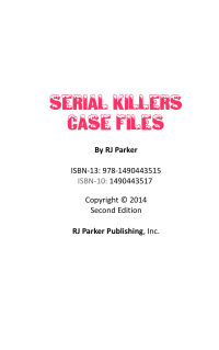 Serial Killers Case Files | Parker RJ | download on Z-Library