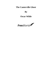 Oscar Wilde — The Canterville Ghost