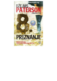 James Patterson & Maxine Paetro — Osmo priznanje