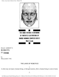 William F Wu — Warrior - Isaac Asimov's Robots In Time - William F Wu