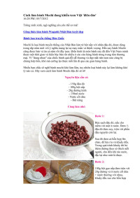 Linh Trang — Cách làm bánh Mochi đang khiến teen Việt 'điên đảo'