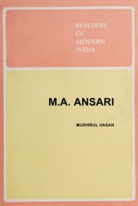 Hasan, Mushirul — M.A. Ansari