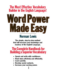 Norman Lewis — Word Power Made Easy
