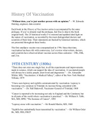 Trung Nguyen — A Century of Vaccination and What It Teaches