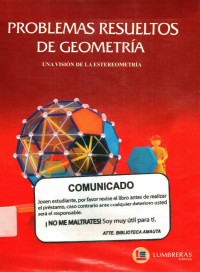 LUMBRERAS — Problemas Resueltos de Geometría. Una visión de la estereometría, Tomo II