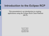 Unknown — Jeff Mcaffer Jean Michel Lemieux Eclipse Rich Client Platform Designing Coding And Packaging Java Applications Addison Wesley Professional