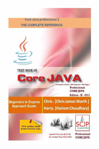 Warth, Chris & Choudhary, Harry — Core Java Programming Professional, Final Golden Edition 2013