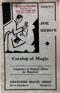 Joe Berg — Joe Berg Catalog of Magic n. 2