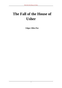 Edgar Allan Poe — The Fall of the House of Usher