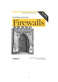 Zwicky, Elizabeth D.; Cooper, Simon; Chapman, D. Brent — Building Internet Firewalls