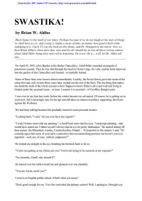 Aldiss, Brian W — Aldiss, Brian W - Swastika