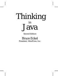 Thinking in Java, Third Edition | Bruce Eckel | download on Z-Library