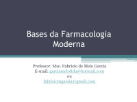 Fabrício de Melo Garcia — Bases da Farmacologia Moderna