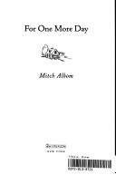 Mitch Albom — For One More Day