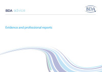 British Dental Association — Evidence and professional reports