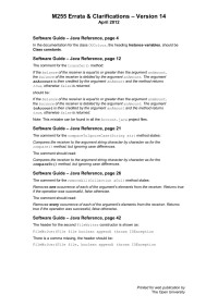 The Open University — M255-Errata-V14
