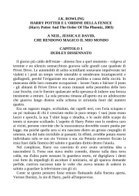 J. K. Rowling — Harry Potter e l'Ordine della Fenice