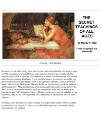 Manly P. Hall — The Secret Teachings of All Ages