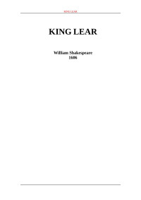William Shakespeare — King Lear