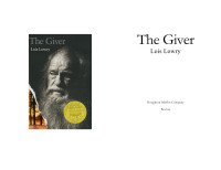 Lois Lowry — The Giver